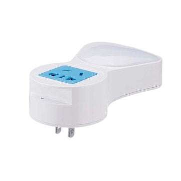 EU/US AC100-240V 5W Light Sense LED Night Light Socket Creative USB Charging Socket (ADAPTOR: US)