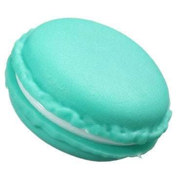 Cute Candy Color Macaron Mini  Birthday Gift Box Waterproof Storage Jewelry Rings ... (COLOR.: BLUE)