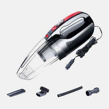 Car Vacuum Wired Cleaner Powerful Suction Handheld 120W Dry / Wet Portable Vacuum... (COLOR.: BLACK)