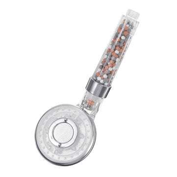 Bakeey 7-function LED Three-color Shower Head Enhanced Pressurized Negative Ion Shower