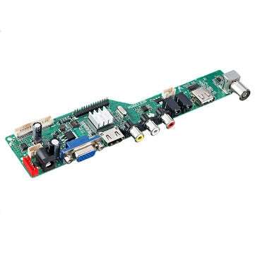Digital Signal M3663.03B DVB-T2 Universal LCD TV Controller Driver Board TV/PC/VGA/HDMI/USB+7 Key Bu