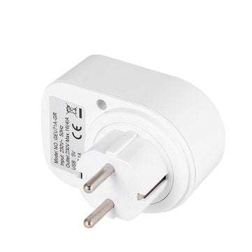 Bakeey 2.1A Dual USB Charger Adapter Smart Socket Shell EU Plug For iPhone 8 Plus XS 11Pro Huawei P3