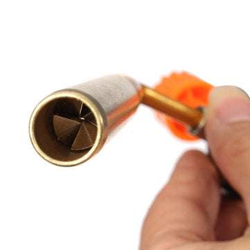Butane Gas Blow Torch Flamethrower Burner Camping Welding BBQ Tool Brass