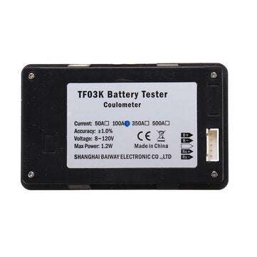 Baiway TF03K Multifunctional Coulomb Meter Electric Car Touring Car Battery  Power Indicator Voltmet
