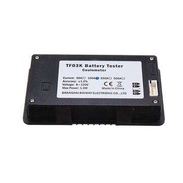 Baiway TF03K Multifunctional Coulomb Meter Electric Car Touring Car Battery  Power Indicator Voltmet