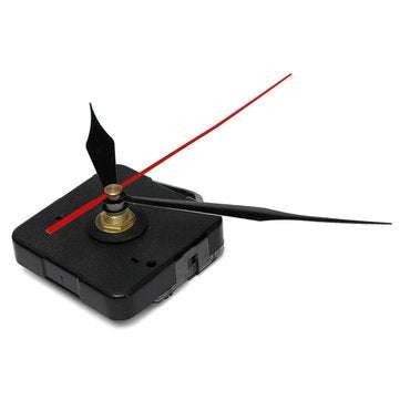DIY Wall Quartz Clock Movement Black and Red Hands Mechanism Repair Tool Parts
