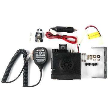 BAOJIE Dual Band Car Mobile Radio BJ-318 VHF 136-174Mhz UHF 400-490MHz 256CH 25W Two Way Radio FM Tr