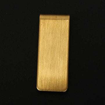 Brass Wallet Metal Clip Male Lady Note Holder EDC Note Retro Copper Thick Section