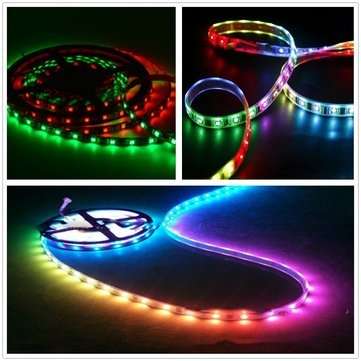 DC12V RGB LED Strip Pixel Bar HC008 RF Controller for WS2812 WS2811 WS2801 LPD6803
