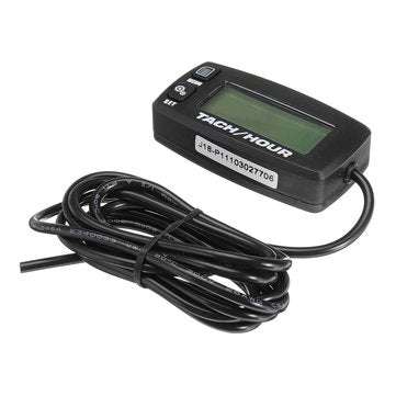 Backlit LCD Digital Tach Hour Meter Tachometer Waterproof 2/4 Stroke Engine