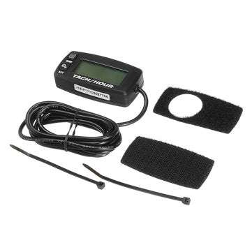 Backlit LCD Digital Tach Hour Meter Tachometer Waterproof 2/4 Stroke Engine