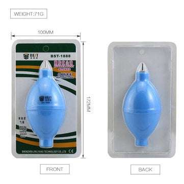 BEST BST-1888 Rubber Air Dust Blower Mini Pump Cleaner for Camera Lens Cleaning Mobile Phone Tablet