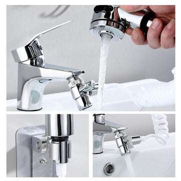 Bathroom Bathtub Wash Face Basin Water Tap External Shower Hand Held Spray Mixer Spout Faucet Tap Wa