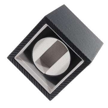 Automatic Watch Winder Case Mute Motor Carbon Fiber Watches Display Box Storage