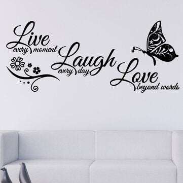 DIY Wall Sticker PVC Vinyl Wall Paper Home Living Room Bedroom Office Wall Decals Decor