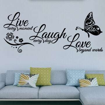 DIY Wall Sticker PVC Vinyl Wall Paper Home Living Room Bedroom Office Wall Decals Decor