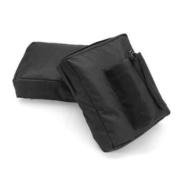 ATV UTV Snowmobiles Motorcycle 600D Waterproof Black Cargo Storage Tank Saddle Bags