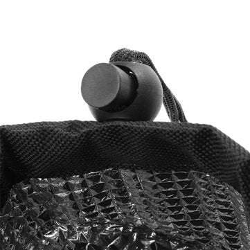 ATV UTV Snowmobiles Motorcycle 600D Waterproof Black Cargo Storage Tank Saddle Bags