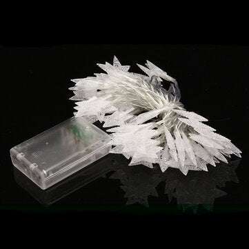 Battery Operated 50LEDs Star Fairy String Light Indoor Outdoor for Christmas Party DC4.5V