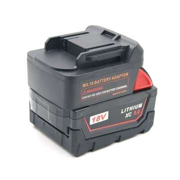 Convert Adapter For Miwakie M18 Series 18V Lithium Battery to DEW 18V/20V MAX DCB Series Lithium Bat