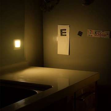Battery Operated PIR Motion Sensor LED Cabinet Light Wall Night Lamp for Hall... (COLOR.: WARMWHITE)