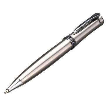 Baoer 3035 Ballpoint Pen Stainless Steel Metal Silvery Twist