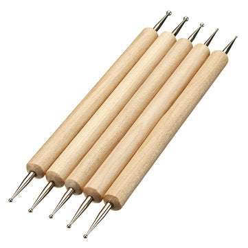Ball Stylus Dotting Tools Clay Pottery Modeling Carving Rock Ceramics Painting Kit