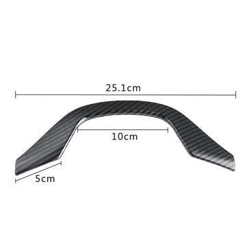 Carbon Fiber Interior Moulding  Steering Wheel Frame Covers Trim For Honda Accord 2018 2019