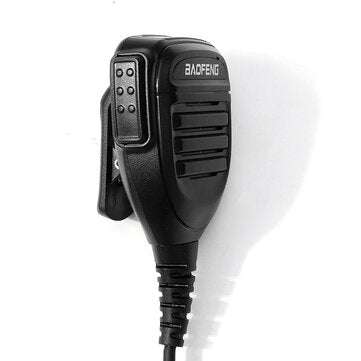 BaoFeng Replacement Cable Waterproof Hand Microphone Solid with Indicate Light Electronics Walkie Ta
