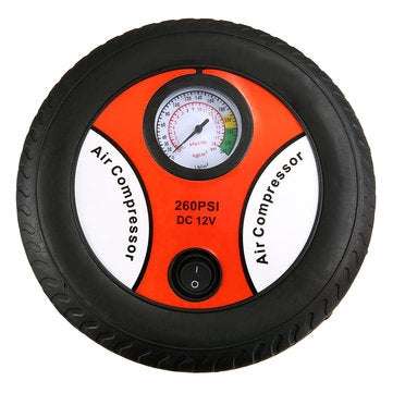 AUGIENB DC 12V 260PSI Tyre Inflator Vehicle Car Air Pump Inflatable Compressor Inflator