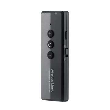 Bakeey ZF-360 3 in 1 bluetooth V5.0 Adapter bluetooth EDR Audio Wireless Music Tra... (COLOR: BLACK)