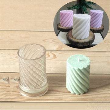Candle Mold Plastic Spiral Shape DIY Craft Tool For Wax Candle Mould Making (SIZE: #1)