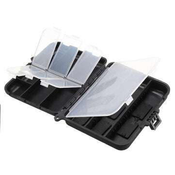 Compartments Storage Case Box Plastic Fishing Lure Hook Bait Small Accessory Box Square Fishhook Box