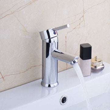 Brass Waterfall Basin Faucet Single Lever Mixer Bath Tap
