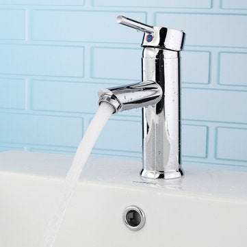 Brass Waterfall Basin Faucet Single Lever Mixer Bath Tap