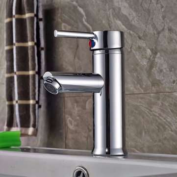 Brass Waterfall Basin Faucet Single Lever Mixer Bath Tap