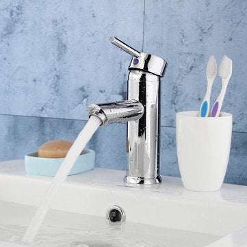 Brass Waterfall Basin Faucet Single Lever Mixer Bath Tap