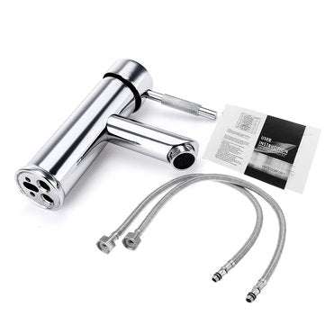 Brass Waterfall Basin Faucet Single Lever Mixer Bath Tap