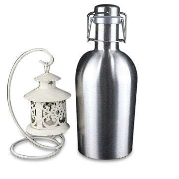 Beer Growler 64oz Swing Top Hip Flask Ultimate Growler 1.9L Botella Bottle