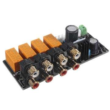 Audio Input Signal Selector Relay Board Signal Switching Amplifier Board RCA for Speakers