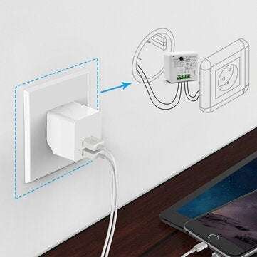 Bakeey Tuya Smart Zigbee Smart Socket Switch Module 10A 110V 240V 2500W Controller Voice Control Tim