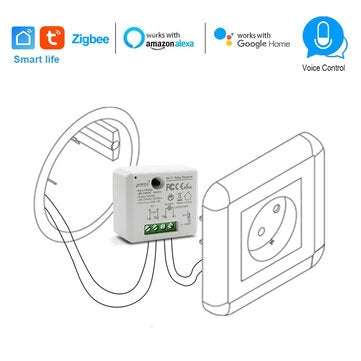 Bakeey Tuya Smart Zigbee Smart Socket Switch Module 10A 110V 240V 2500W Controller Voice Control Tim