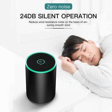 Bakeey Portable Mini Wireless Air Filter Purifier LED Ambient Light USB Charging Ozone Generator