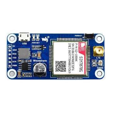 Catda SIM7070G NB-IoT / Cat-M / GPRS / GNSS HAT for Raspberry Pi Global Band Support For Raspberry 4
