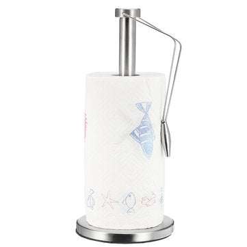 Bakeey Kitchen Storage Rack Paper Roll Towel Holder Bathroom Towel Tissue Shelf Self-adhesive Home O