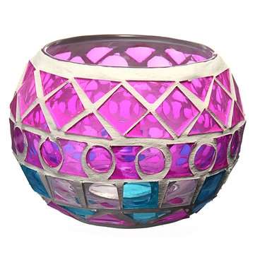 Glass Candle Holder Tealight Table Home Room Wedding Decorations Gift (TYPE: C)