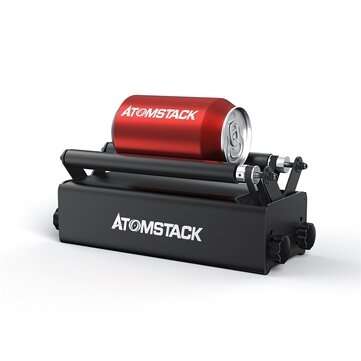 ATOMSTACK R3 24W Automatic Rotary Roller for Laser Engraving Machine Wood Cutting Design Desktop DIY
