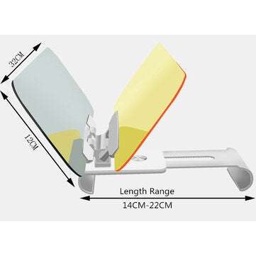 Audew Car Sun Visor 2 in 1 Dazzling Goggle Day Night Vision Goggle Anti-Dazzle Day Night Vision Driv