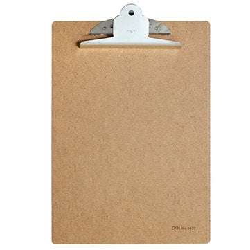 Deli 9227 A4 Wooden Clip Board Portable Writing Board Clipboard Office School Meeting Accessories Wi