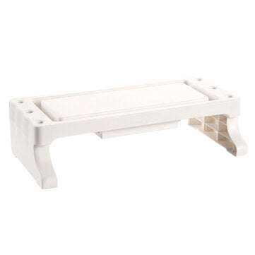 Computer Monitor Riser Desktop LED LCD Laptop Monitor Support Stand Desktop Organi... (COLOR: WHITE)